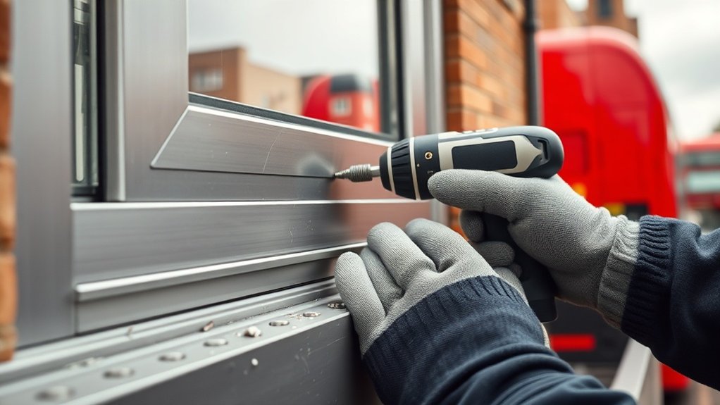Aluminium Window Repair Penge