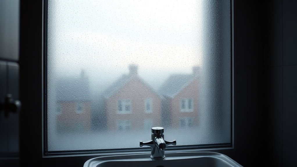 Bathroom Frosted Glass Penge