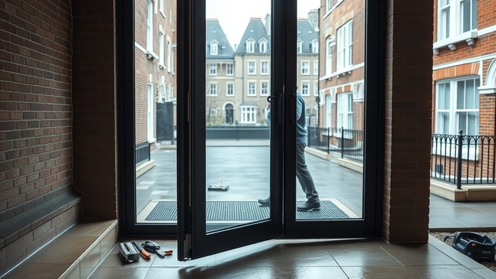 Pivot Door Installation Penge