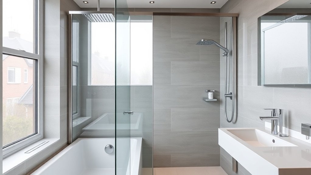 Semi-Frameless Shower Screens Penge