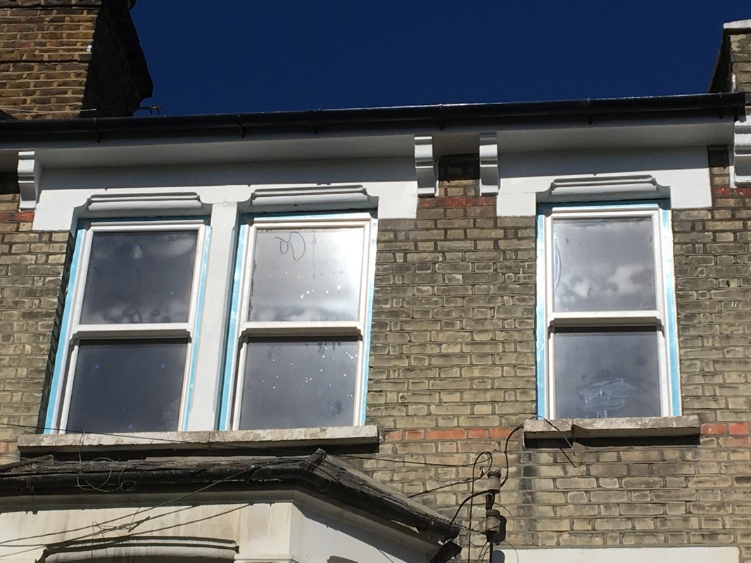 New uPVC sash windows fitted on Victorian terrace in Penge