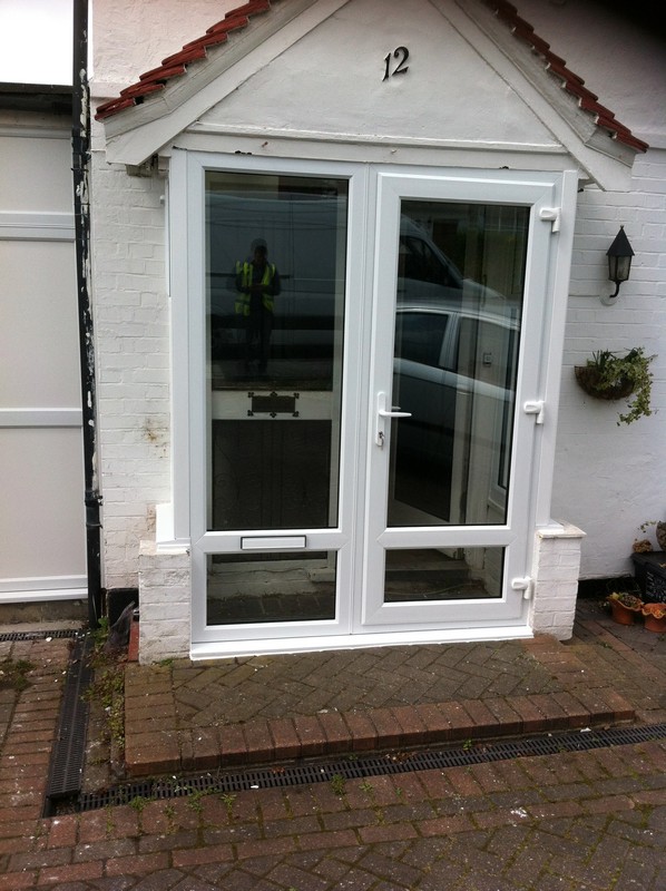 uPVC French doors fitted as front entrance in Penge